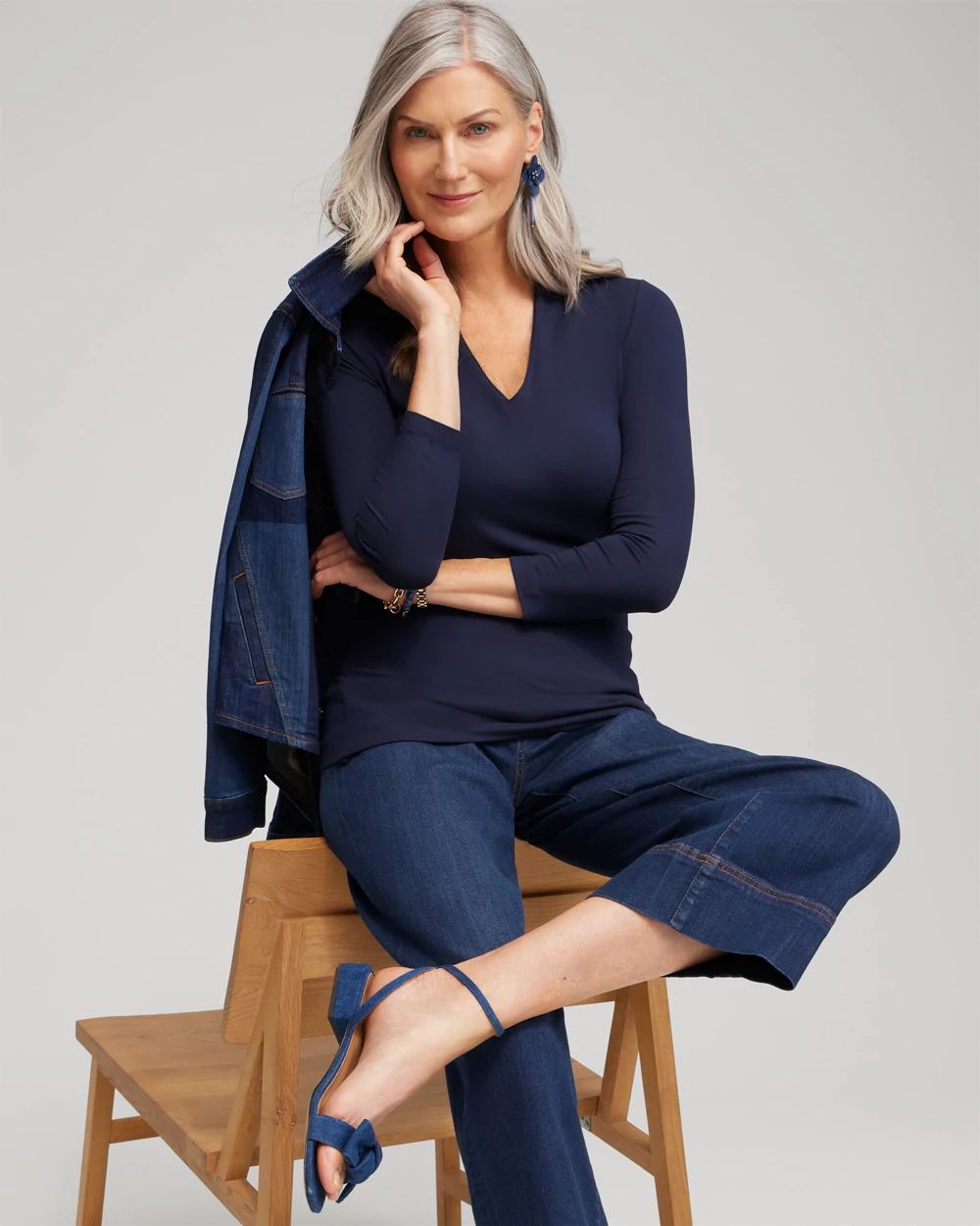 トップス cloverhello Hazy Mock Neck Pullover - Clover Green | ALO